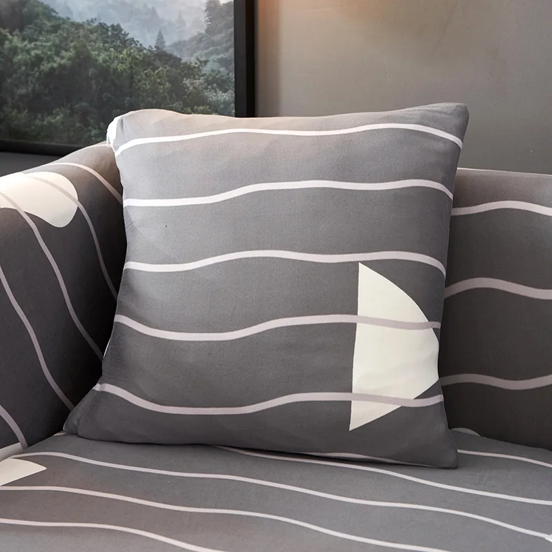 Элегантный художественный эластичный чехол для дивана с изображением капель