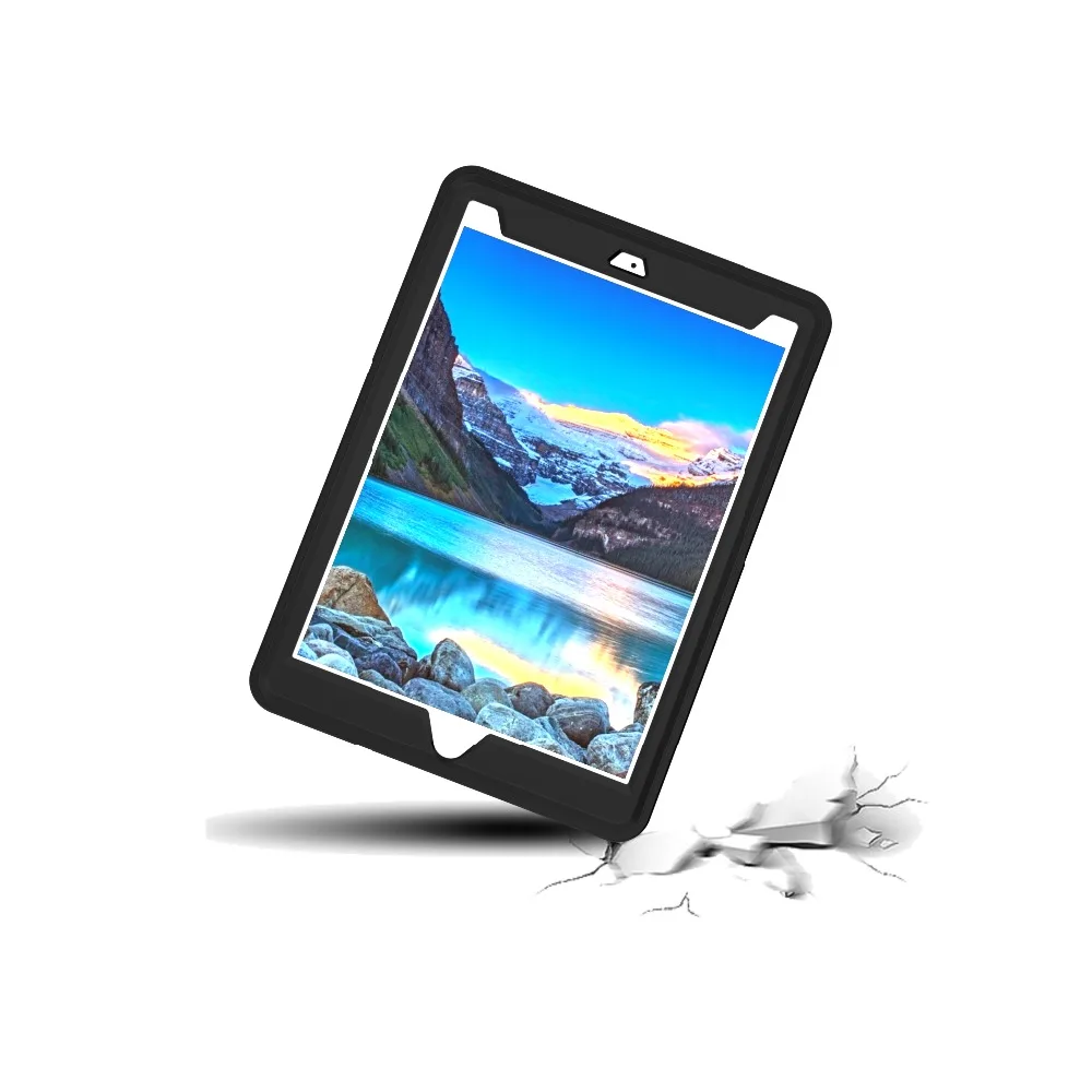 Для Apple новый iPad 9 7 2017 & 2018 PC + TPU броня противоударный защитный чехол с прозрачной