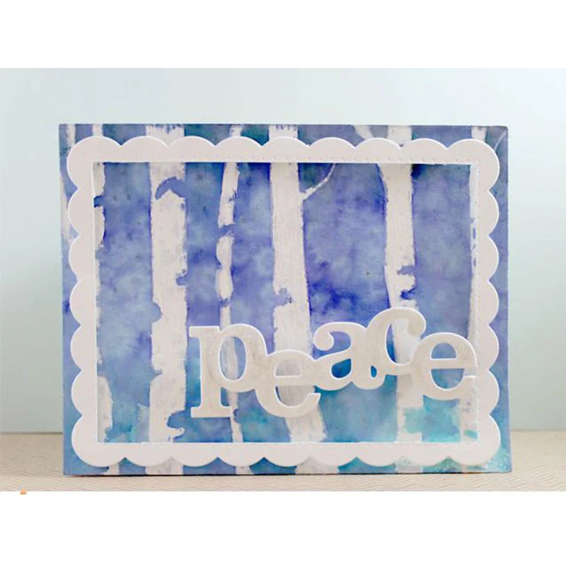 Набор шаблонов для вырубки металлическими ножами "Буквы мира" для декоративной техники скрапбукинга и эмбоссинга на бумаге, подходит для изготовления открыток и поделок, шаблоны 2019 года.