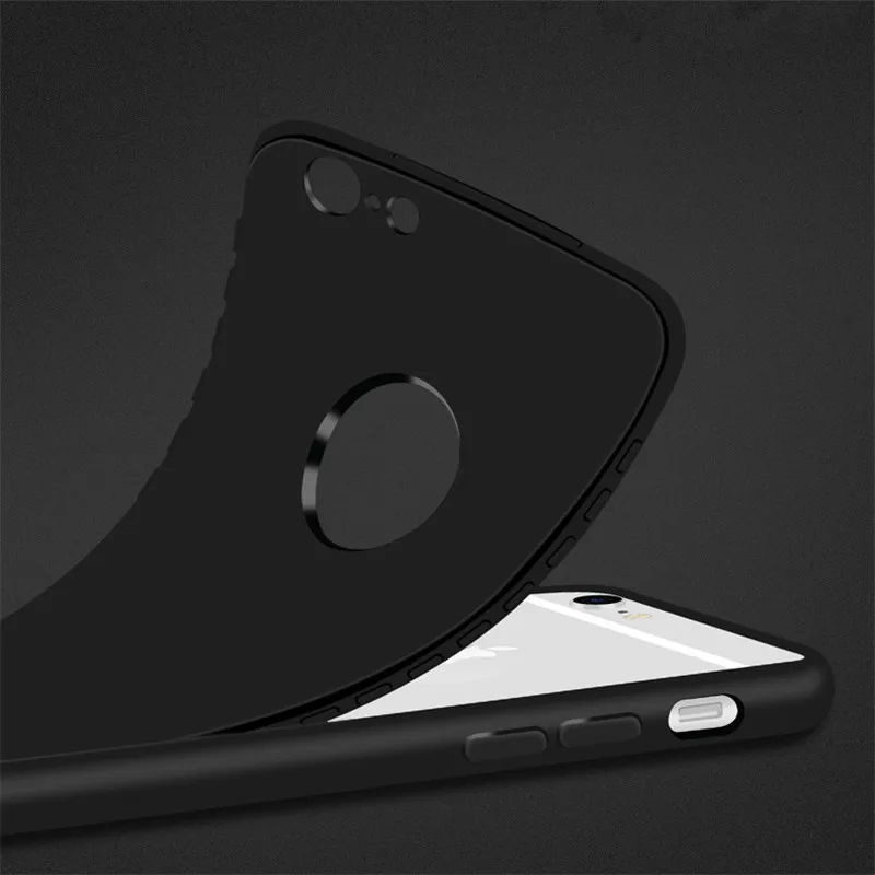 2017 New Luxury Fashion 360 Full Body Protective Flexibility TPU Back Cover Case for iPhone 6 6s 7 Plus with Tempered Glass |