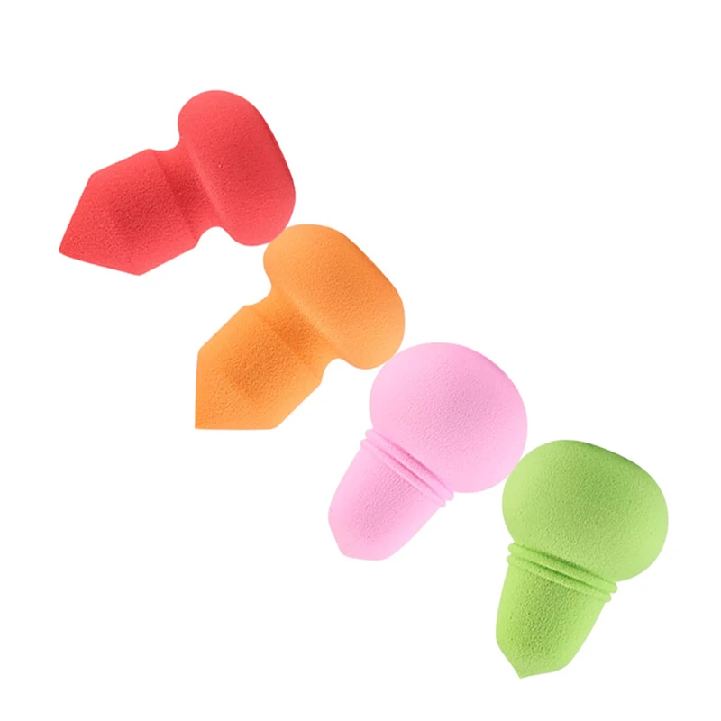 Professional 4pcs Flawless Cream Makeup Foundation Puff Multi Shape Sponges Eponge Blusher Kit |
