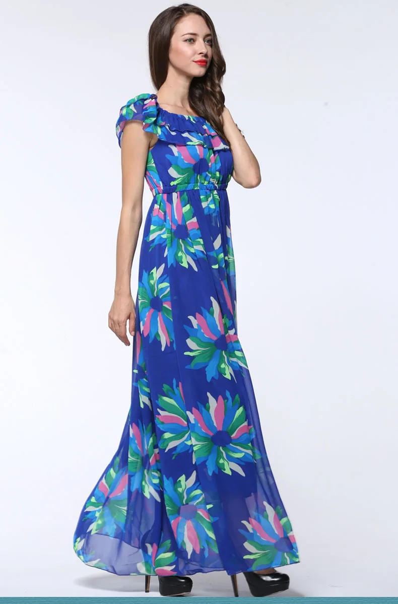 Женское длинное платье Boho пляжное большого размера 5XL 6XL 2019 | Женская одежда