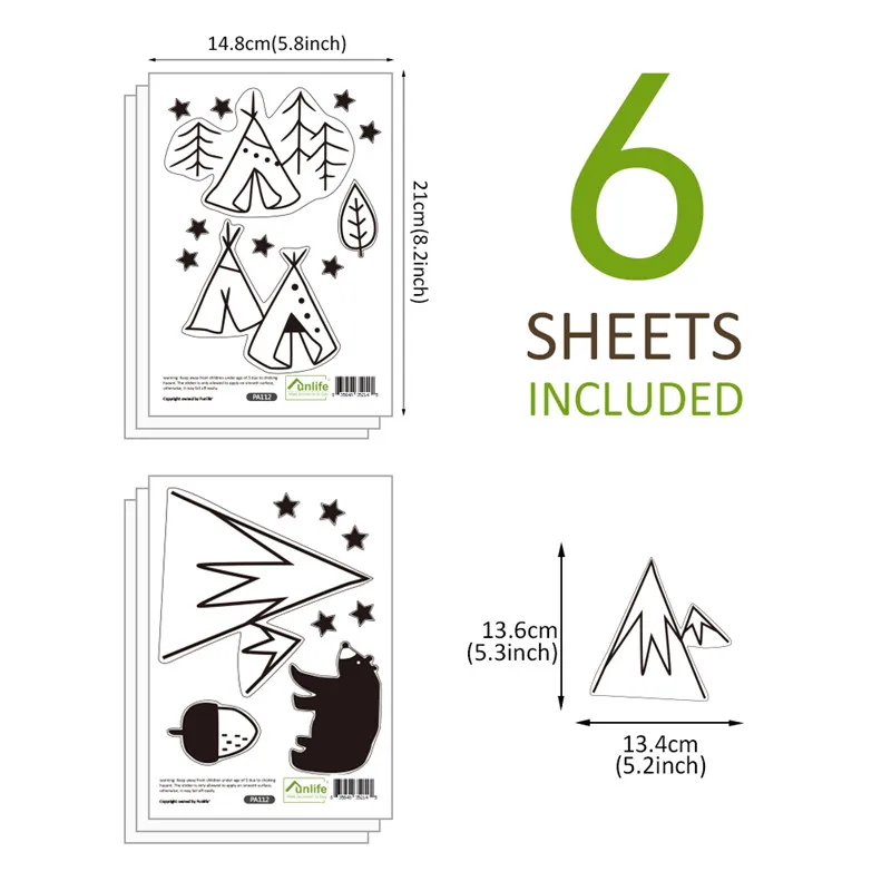 Скандинавские милые геометрические прозрачные настенные стикеры обои для