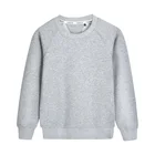 Простая простая Базовая толстовка унисекс для мальчиков и девочек, серый флисовый свитер с круглым вырезом для мальчиков, детская одежда для 2, 3, 4, 6, 8, 10 лет, RKH175002