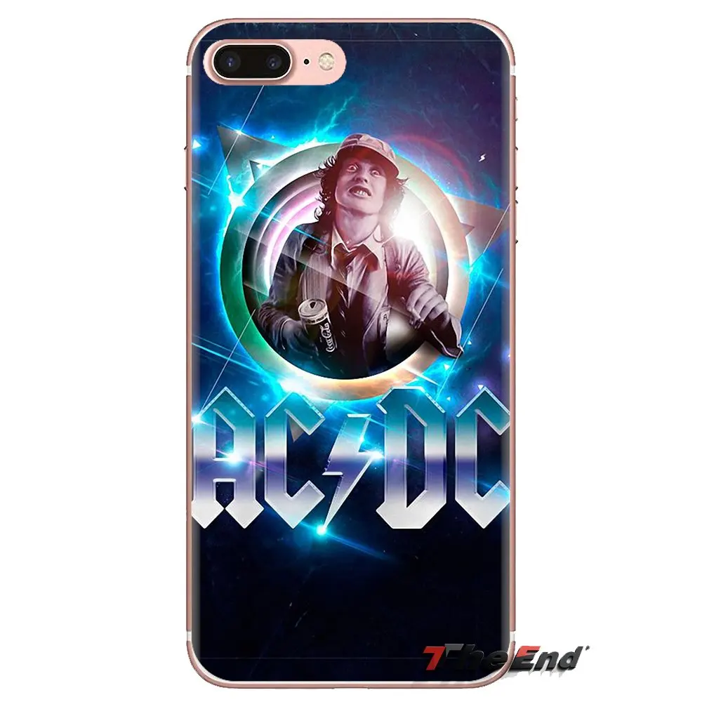 Для samsung Galaxy S3 S4 S5 мини S6 S7 край S8 S9 S10 Plus Note 3 4 5 8 9 музыкальной группы ACDC AC DC Малкольм