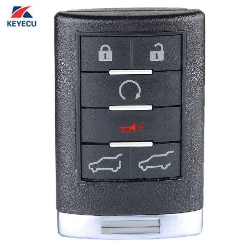 KEYECU 2 шт. пульт дистанционного управления без ключа брелок с 6 кнопками для 2007 2014