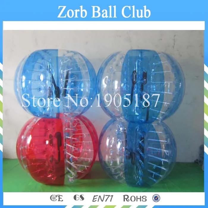 Бесплатная доставка 12 шт. (6 синих + 6красных 2 насоса) диаметр 1 5 м надувной шар для