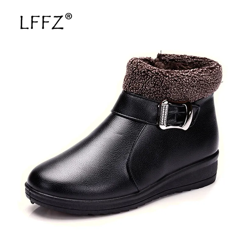 LFFZ/Новое поступление непромокаемые зимние сапоги женские модные теплые