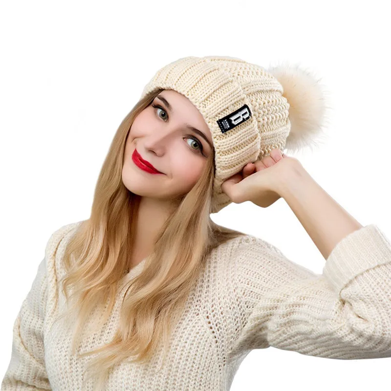 Бренд Nanci si, зимние шапки с помпонами, теплые шапки Skullies Beanies, вязаная шапка, шапка для женщин и девушек, повседневная двухслойная шапка Gorros