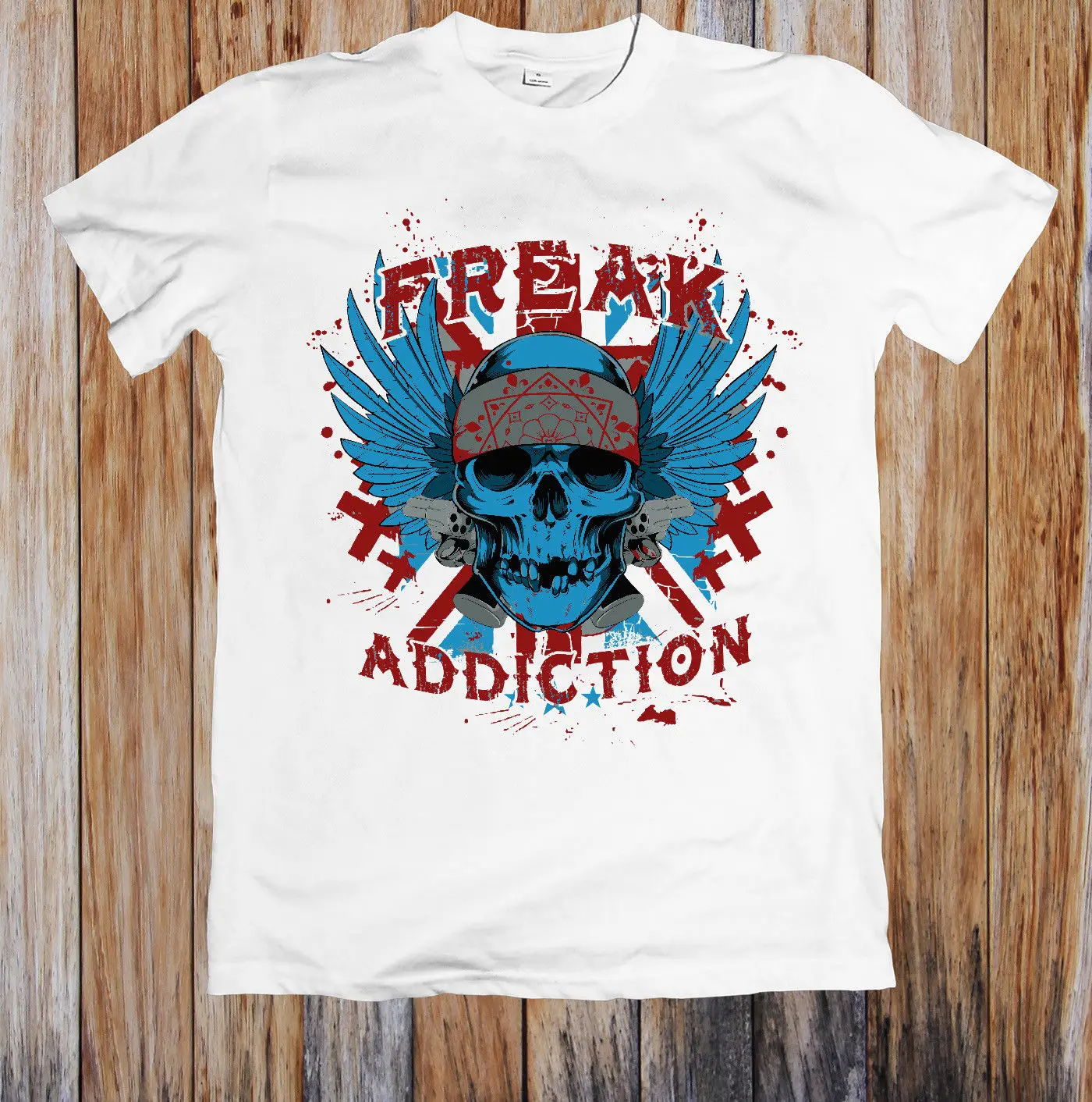 Футболка унисекс FREAK ADDICTION футболки на заказ футболка из Джерси толстовка в стиле