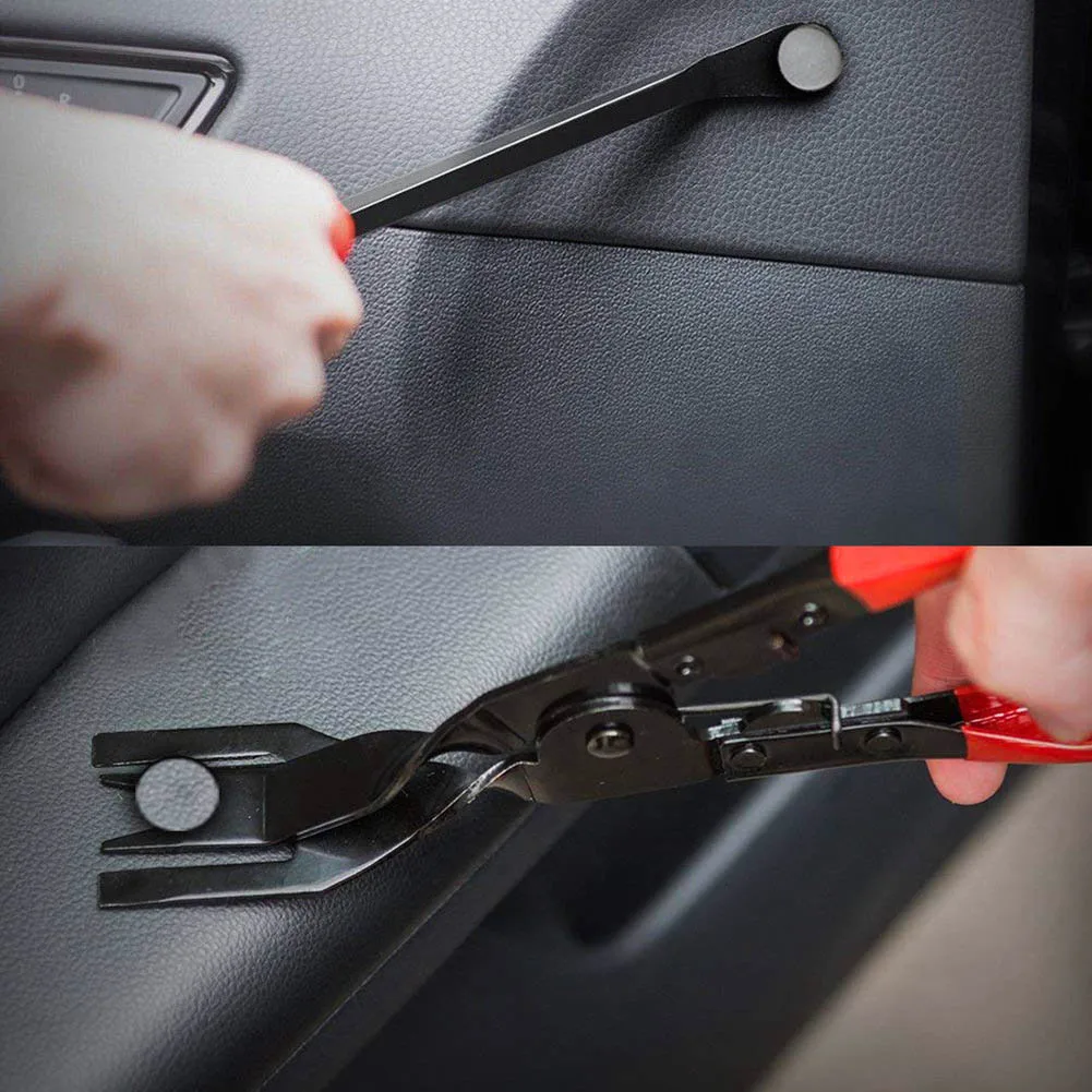 

Hot 3 Pcs Car Door Panel Clips Pliers Trim Removal Fastener Puller Remover Repair Tool Kit BX
