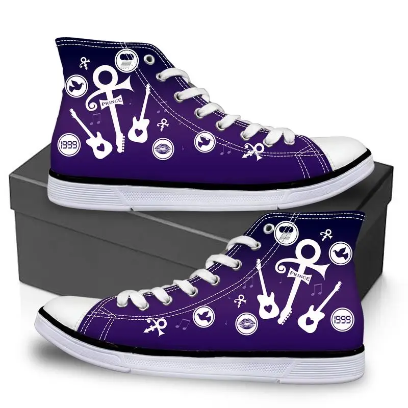 Мужские парусиновые туфли с высоким берцем forures повседневные музыкальные для