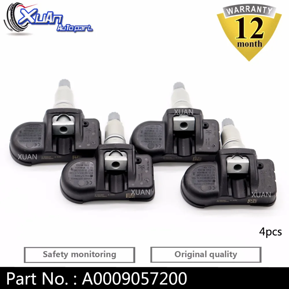 Датчик давления в шинах XUAN датчик контроля 4 шт. A0009057200 TPMS для Chrysler 300 город деревня