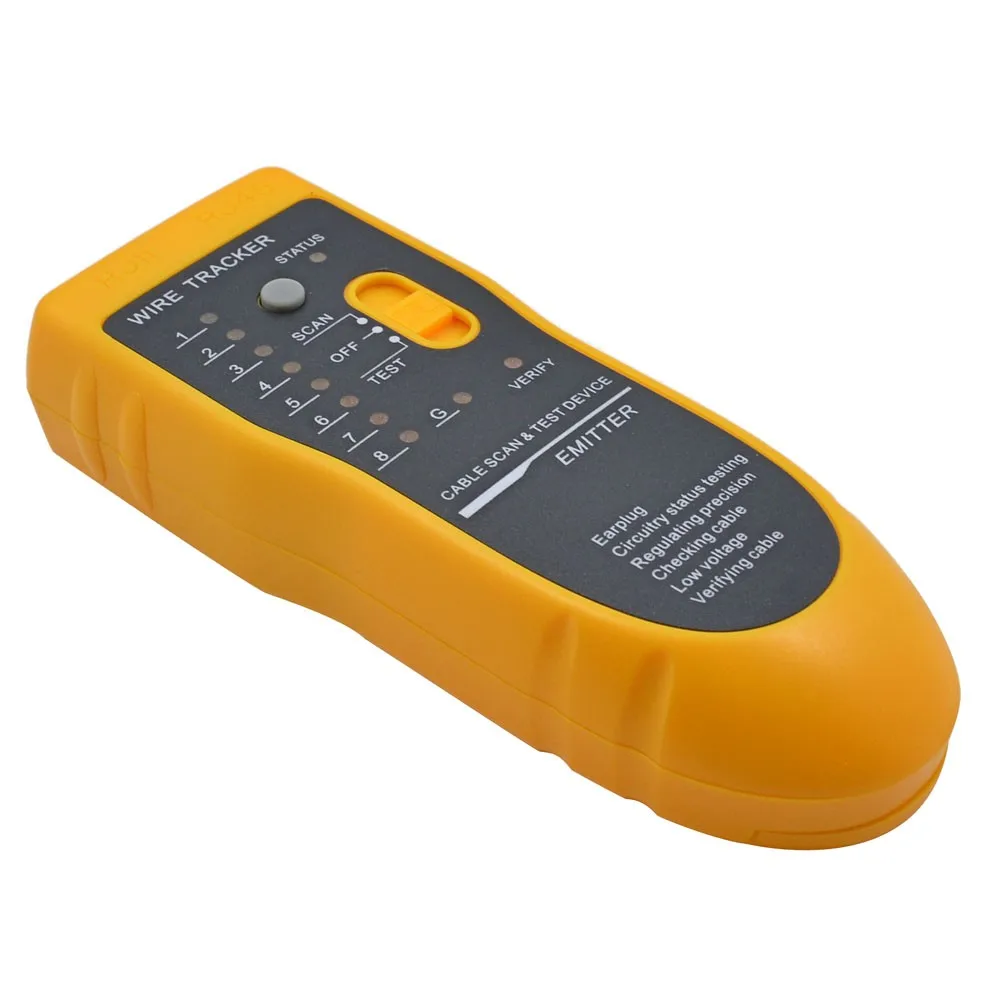 MJTEK Профессиональный JW-360 Кабельный тестер Cat5 Cat6 RJ45 RJ11 UTP STP линия Finder телефонный провод LAN Трекер сетевой кабель тестер