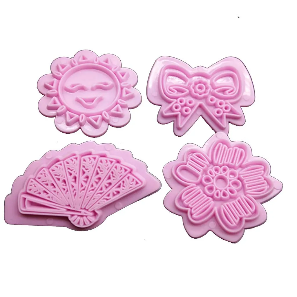 Fondant Mold Smiley Cookie Cake Mould DIY Baking Tools Silicone Chocolate Sugar craft Decorating 5.15 | Дом и сад