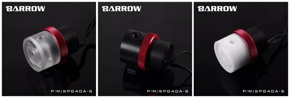 Курган D5 насос коробка комплект PWM 18 Вт+ резервуар для водяного охлаждения прозрачный/черный/белый POM SPG40A-S