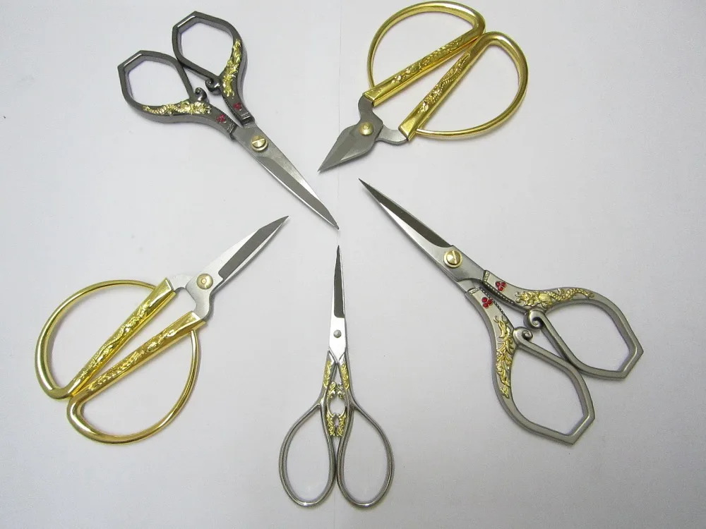 Вышивка ремесла Винтаж Европейский крест ZAKKA ножницы для ткани шитье своими