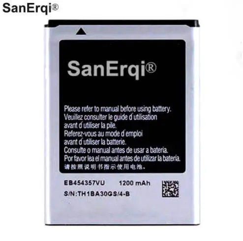 Аккумулятор SanErqi EB454357VU для Samsung Galaxy аккумулятор GT S5360 карманная батарея Pocket с