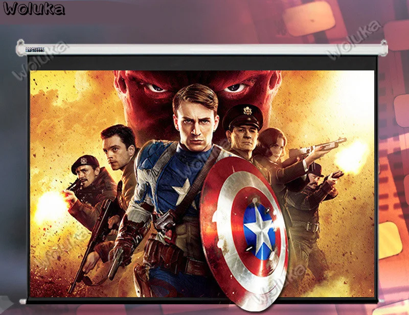 Трехмерная электрическая светильник ветительная занавеска 100/120 дюйма HD