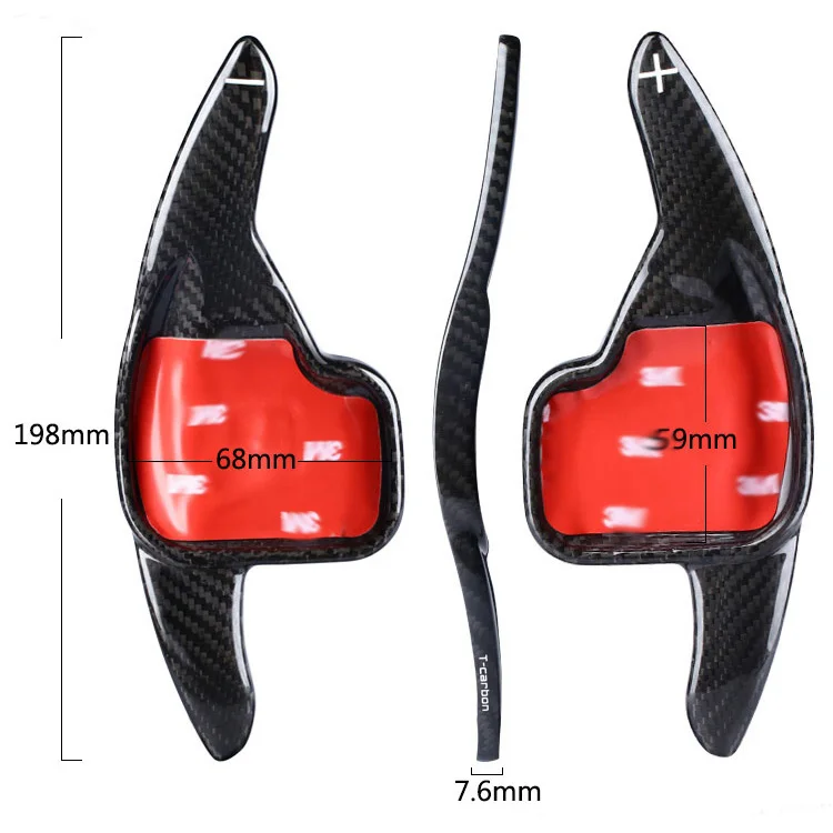 Shifters для BMW M2 M3 M4 M5 M6 X5M X6M X1 X4 Z4 F10 F30 X5 1 2 3 4 5 6 7 серии углеродное волокно|Рулевые