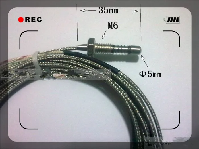 Датчик температуры термопары Lo nails с удлиненным винтом типа K датчик пружинным