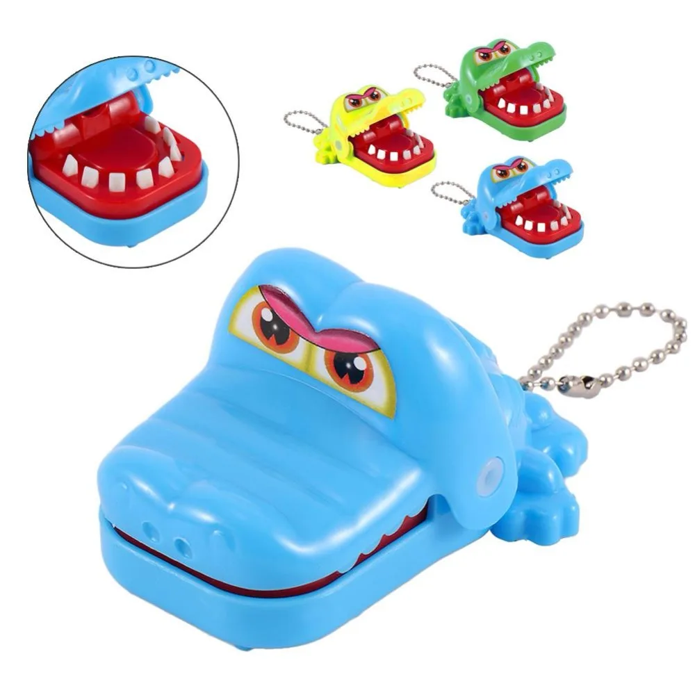 Мини крокодил Рот стоматолога укуса палец игра забавная игрушка Новинка кляп для