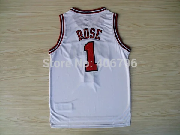 Быстрая доставка # 1 деррик роуз кофта белый новый материал версия 30 вышивка