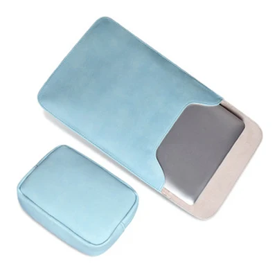 sky blue sets Из искусственной кожи чехол для ноутбука Macbook Air retina 11 12 13 15 чехол с сенсорной панелью для Xiaomi Pro 15,6 женский мужской матовый чехол - Цвет: sky blue sets
