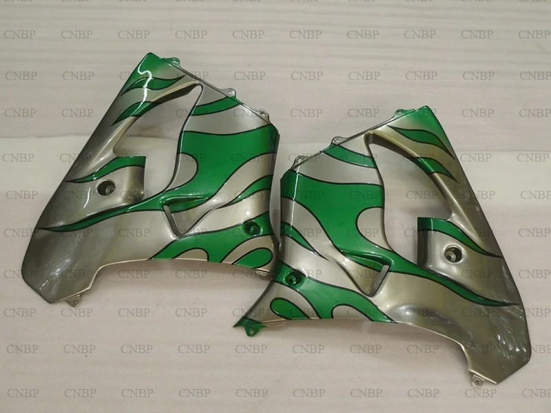 Zx 9r 2000 2001 кузов 00 полный комплект для Kawasaki Zx9r жемчужно Зеленый Серебряный