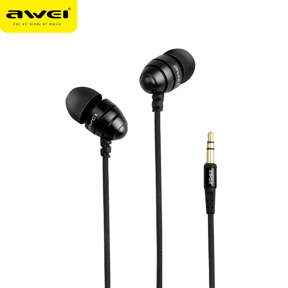 AWEI Проводные стереонаушники и наушники-вкладыши для телефона iPhone samsung Kulakl K Auriculares