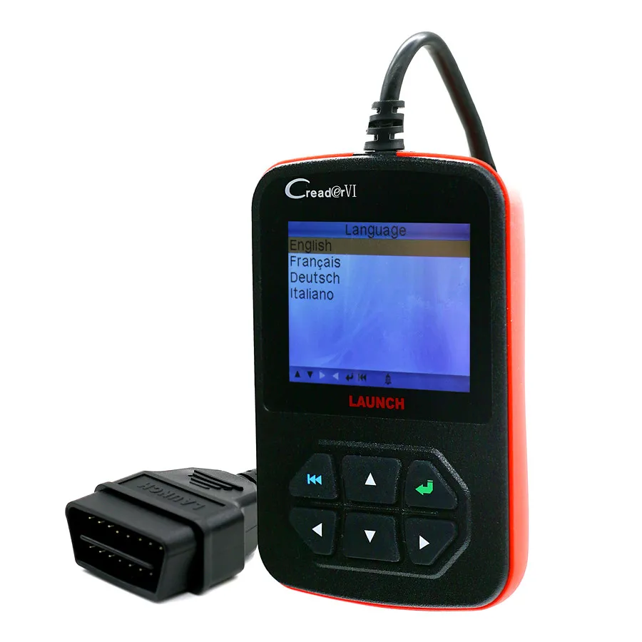 Оригинальный Launch Creader VI OBD2 считыватель кодов Поддержка многоязычного 6 OBDII сканер