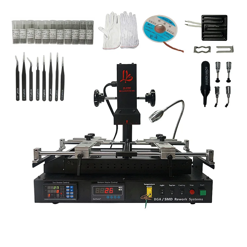 Machine Kit LY IR8500 Инфракрасная паяльная реболлинг BGA паяльная станция для ноутбука ремонт IR8500 Размер нагрева больше чем IR6500 - Цвет: Machine Kit
