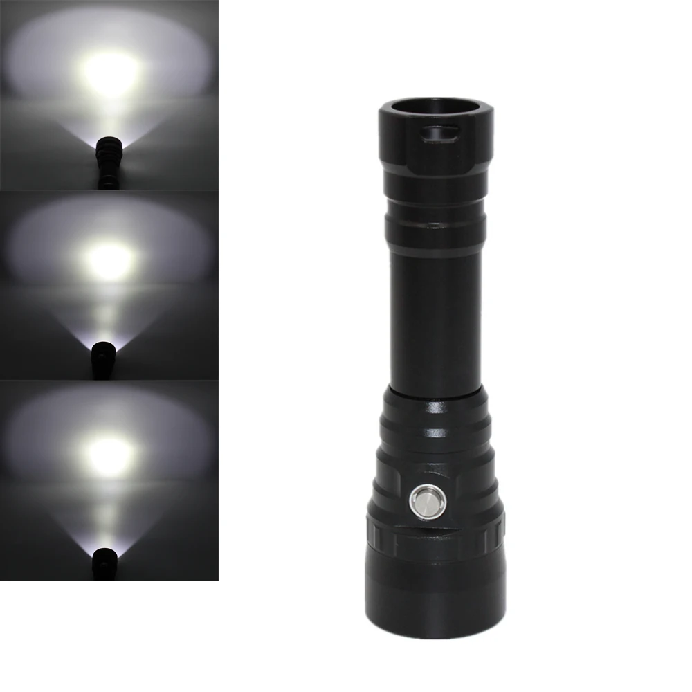 Профессиональный Дайвинг флэш-светильник для дайвинга светильник XPL V6 1050LM светодиодный светильник Подводный фонарь Мощность 18650 батарея