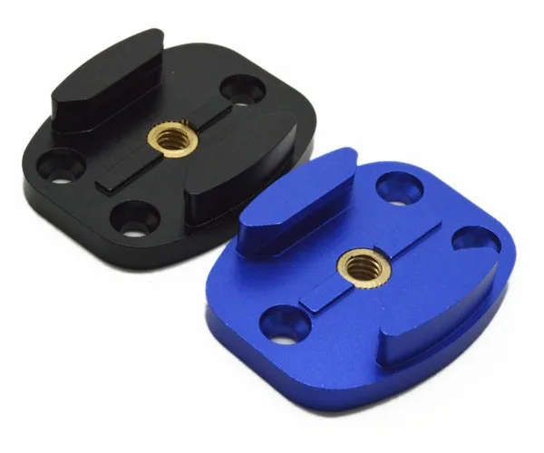 

LANBEIKA Aluminum Flat Surface Mount Tripod 4 Hole Version Adapter for SJCAM SJ4000 SJ5000 SJ6 SJ8 Gopro Hero 9 8 7 6 5 4 YI DJI