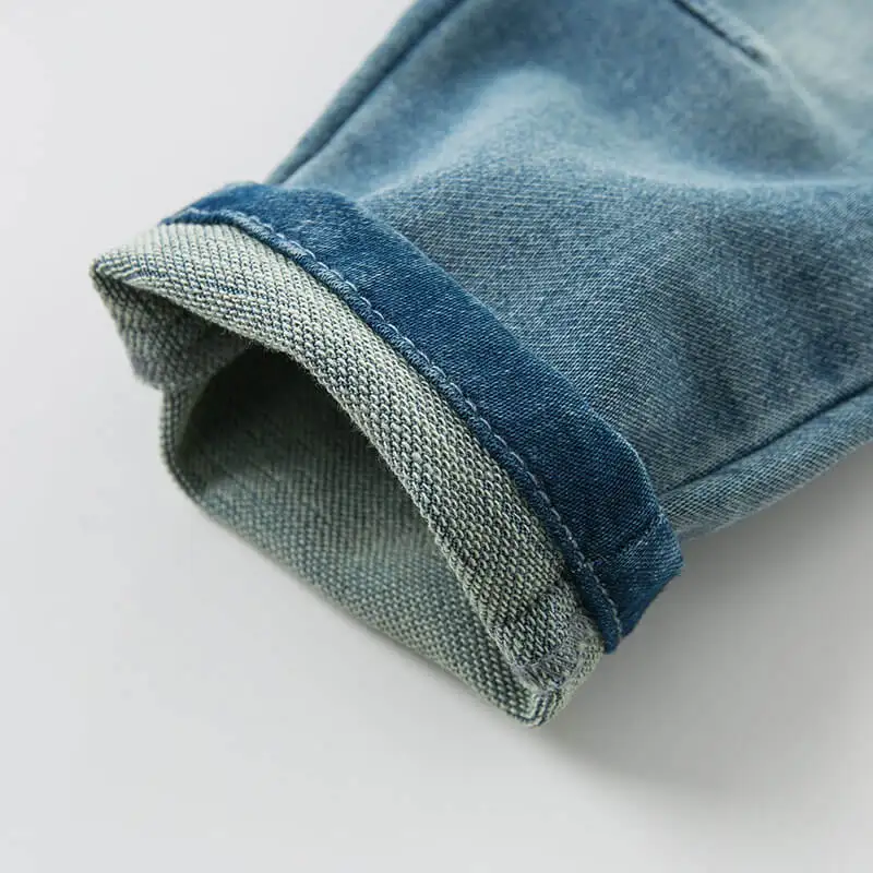 DBM10107-2 dave bella spring baby boys jeans children full length clothes kids pants infant toddler trousers |