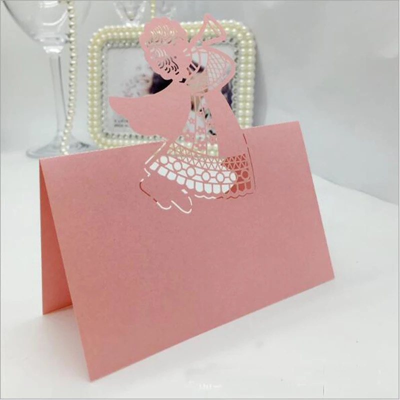 10 цветов 50 шт. фотография с изображением ангела|card birthday|wedding card messagewedding message |