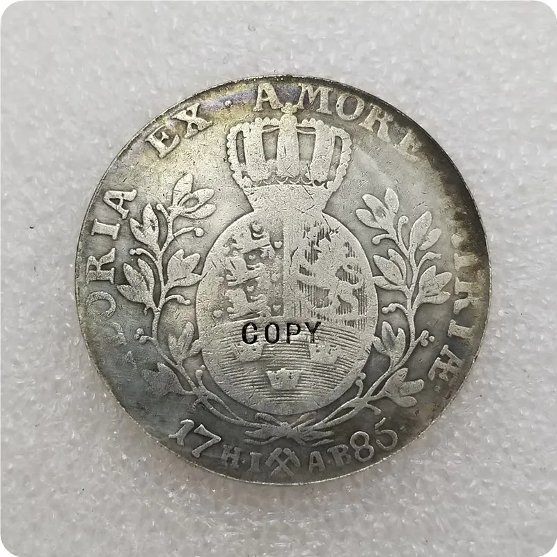 1776 1785 Норвегия 1 специальный упаковщик Кристиан VII копия монет|Безвалютные
