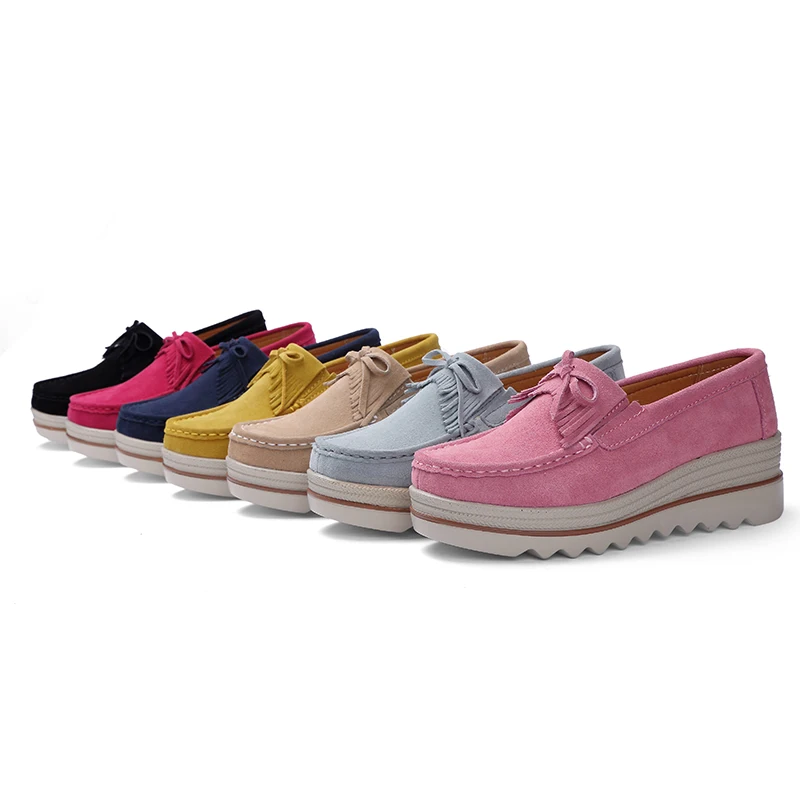 JZZDDOWN Heel High 6cm shoes woman platform Creeper Women genuine leather 7Colors women sneakers female | Обувь