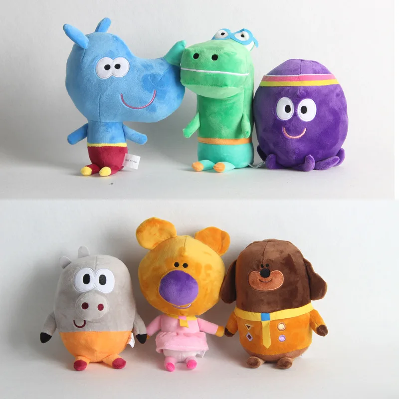 20-28 см мультфильм Эй Duggee Norrie Betty Tag Happy Roly плюшевые куклы Подарки для детей игрушка tfa1986