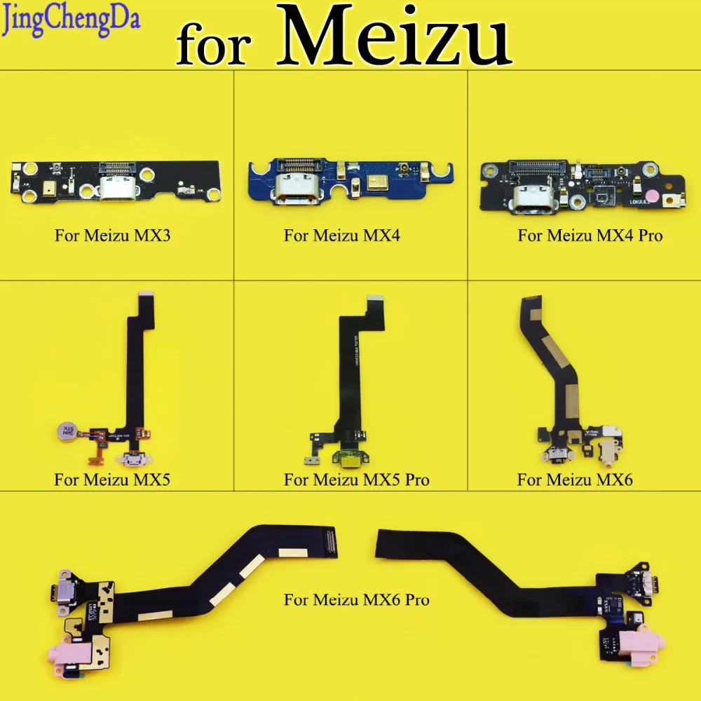 

JCD Brand new Microphone Module+USB Charging Port Board Flex Cable Dock Connector For Meizu MX 3 4 4Pro 5 5Pro 6 6Pro