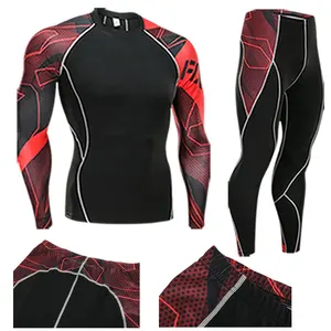 Термобелье мужское, базовый слой, спортивный костюм, теплые мужские зимние спортивные костюмы, компрессионная спортивная одежда, колготки, кальсоны 4XL