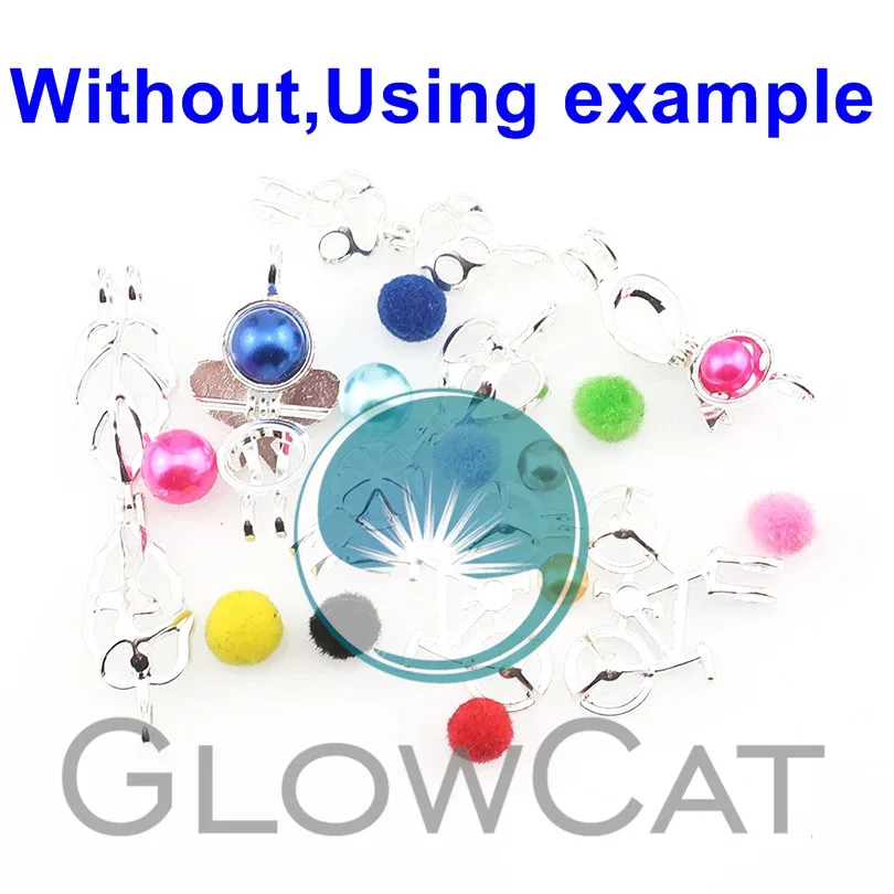 GLOWCAT L502 самолет бусины клетка медальон ожерелья Дети Мальчики диффузор