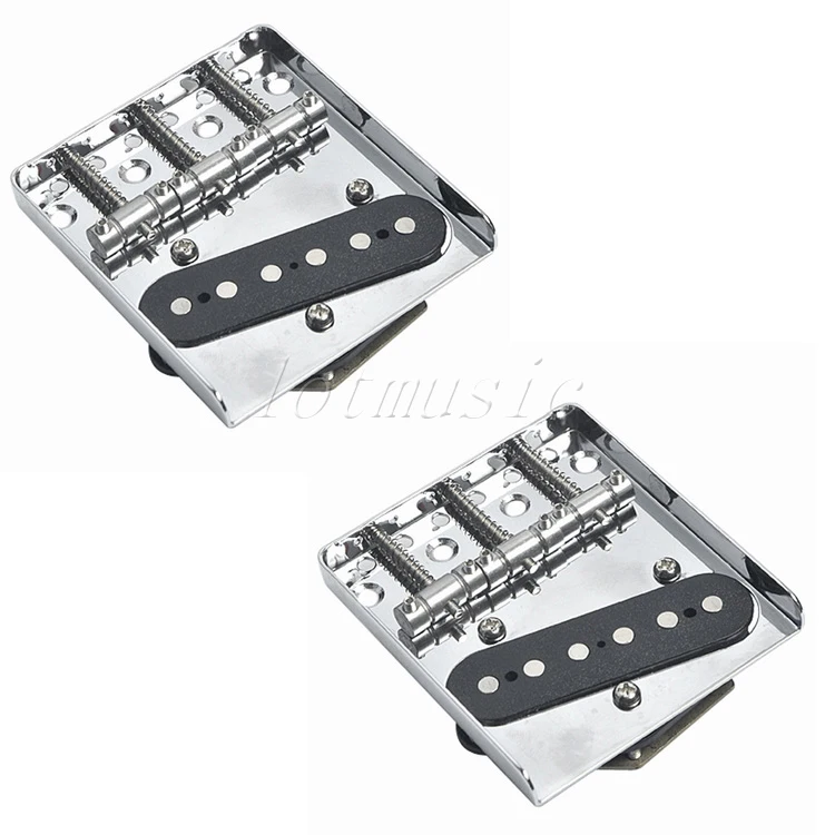 2 шт. CR винтажный 3 Седло мост с пикап для Fender сменный гитары TELE|saddle bridge|bridge saddlesguitar