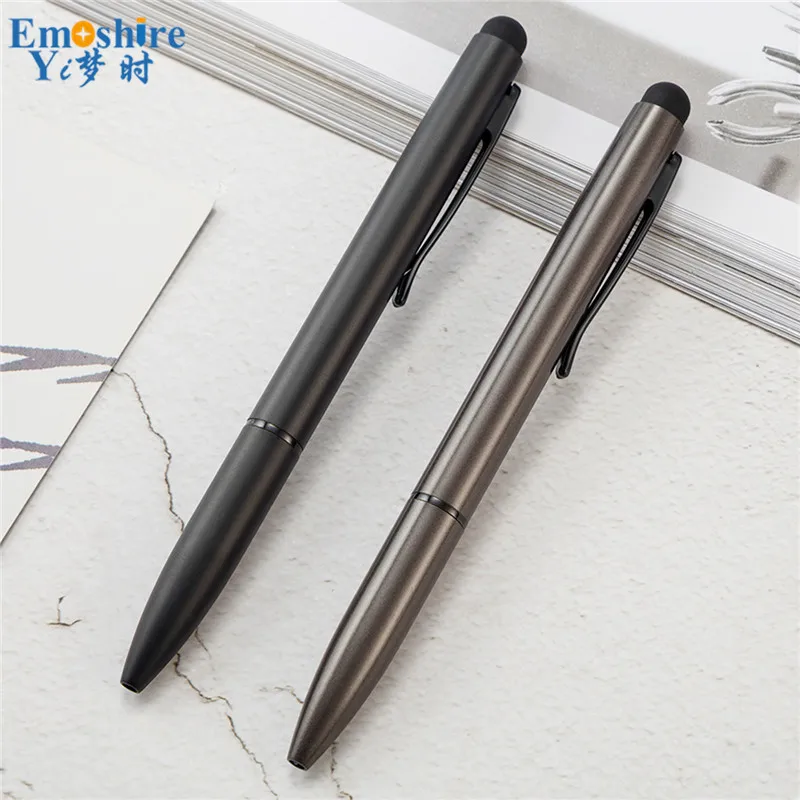 

Новинка, оригинальная емкостная шариковая ручка с сенсорным экраном, металлическая шариковая ручка, Офисная реклама Подарочная шариковая ...