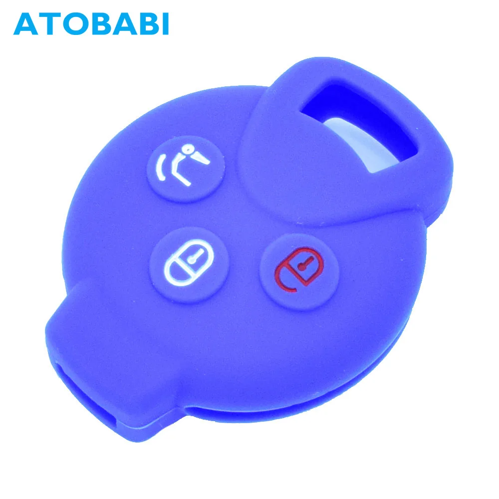 3 кнопки силиконовые чехлы для ключей автомобиля дистанционный Брелок оболочка