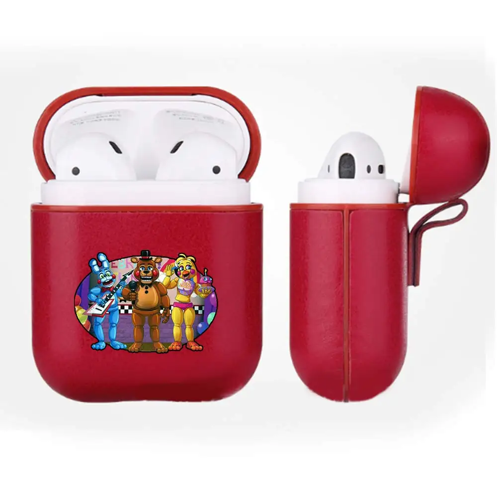 Горячие пять ночей у Фредди Airpods чехол беспроводной Bluetooth защитный Портативный