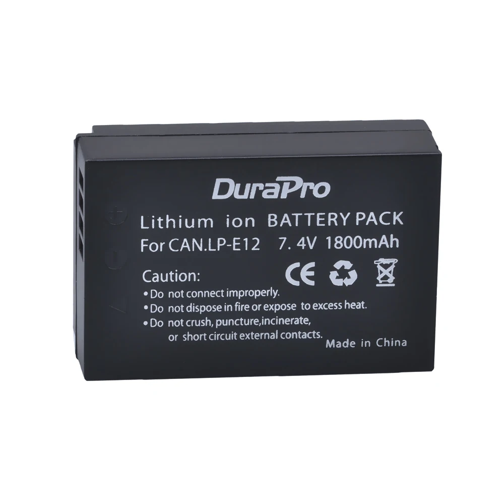 Аккумулятор 3 шт. для Canon LPE12 LP-E12 LP E12 + зарядное устройство USB камеры EOS M M2 100D Kiss X7 Rebel