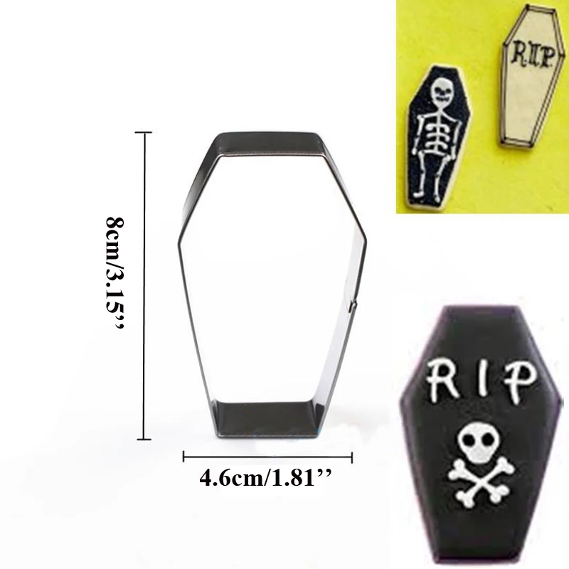 1 шт. привидение на Хэллоуин металлический резак для печенья надгробие форма