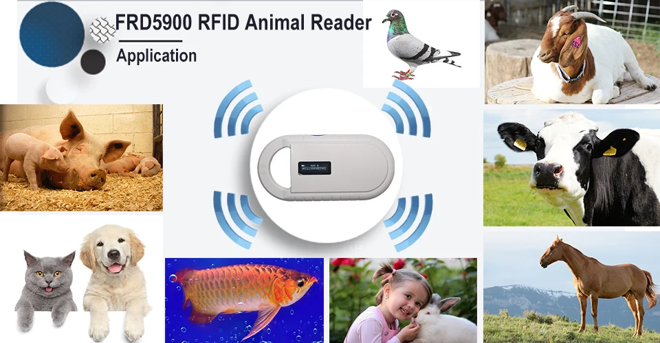 ISO11784/5 FDX-B считыватель для домашних животных чип транспондер USB RFID ручной микрочип сканер для собак, кошек, лошадей