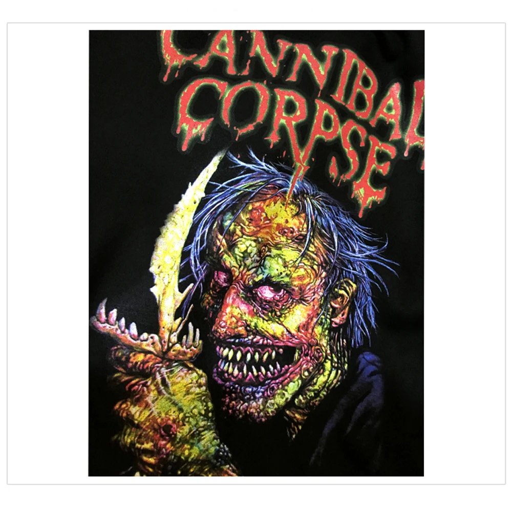 Кровопрочные тяжелые металлические Cannibal Corpse мужские устройства для удаления мозгов, металлическая толстовка с капюшоном азиатского размера